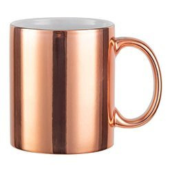 Taza 330 ml chapada para sublimación - Cobre