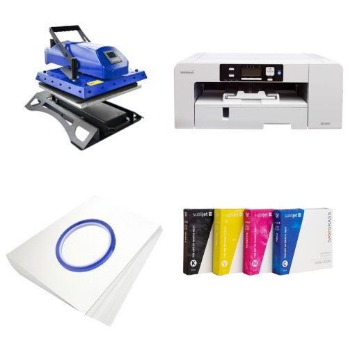 Sawgrass Virtuoso SG1000 + MATE-Y46 sublimatie thermische transfer t-shirt printer kit