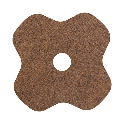 Namnbricka i fiberboard för 1200 ml mugg för sublimering - klöver