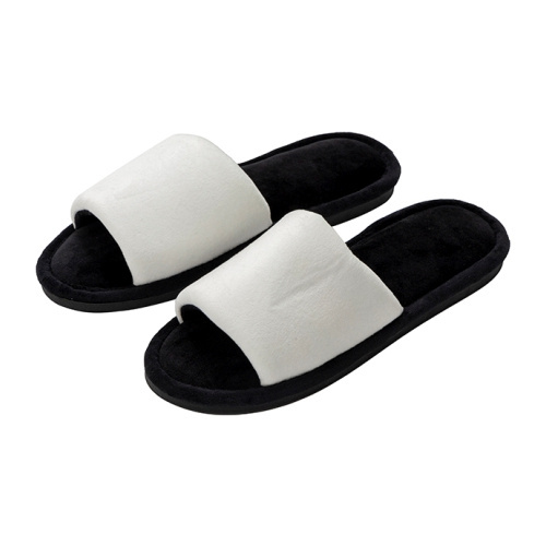 Papuče za odrasle s kratkom osovinom za sublimaciju - crni potplat