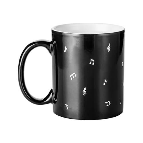 Cană magică cu gravură MUSIC