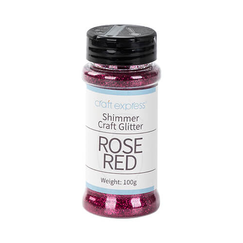 Red glitter - 100 g