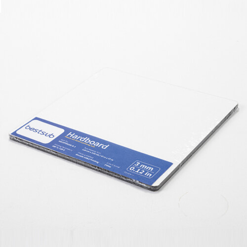 Placă de fibre cu două fețe pentru sublimare 20 x 20 x 0,3 cm - 2 buc.