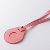 Leather charm with a luggage strap / AirTag pouch for sublimation - pink