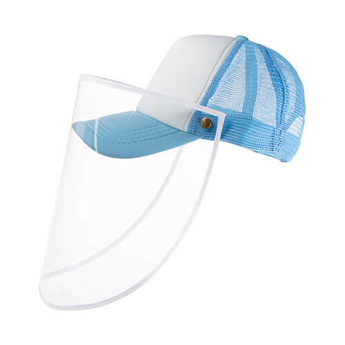 Una gorra para una visera para sublimación - azul claro