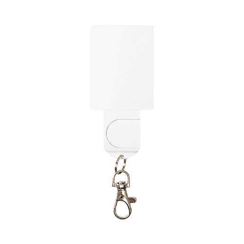Illuminated acrylic key ring for sublimation - rectangle