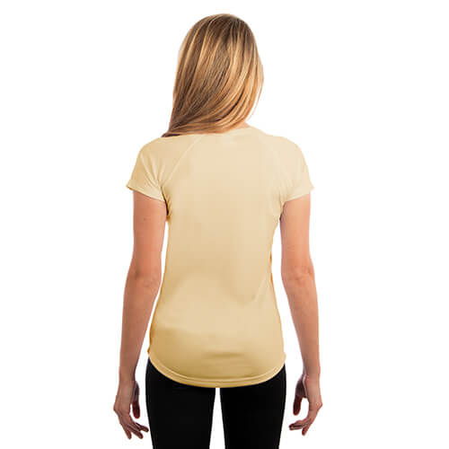 T-shirt Solar Manches Courtes Femme pour sublimation - Pale Yellow