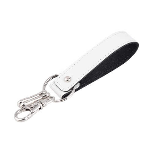 Leren sleutelhanger voor sublimatie - korte band