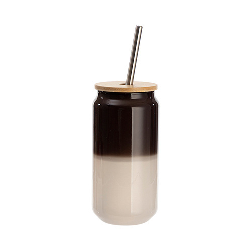 550 ml kozarec za spreminjanje toplote za sublimacijo - črn