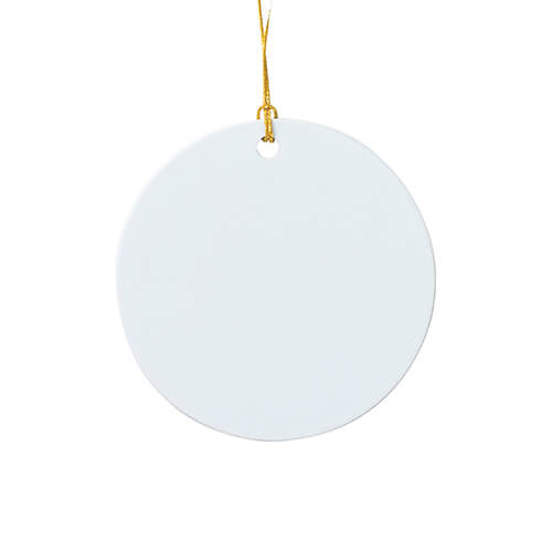 Pendentif en plastique pour sublimation - cercle