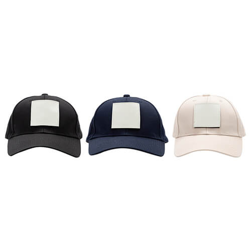 Квадратна кожена лепенка с велкро за сублимация