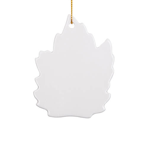 Pendentif en céramique pour sublimation - foglia di acero