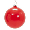Kerstboom kerstbal Ø 7,8 cm voor sublimatie - glanzend rood