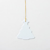 Plastic pendant for sublimation - Christmas tree