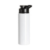 750 ml waterfles met klep voor sublimatie - wit