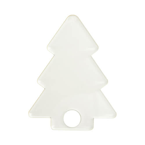 Acryl naambadge voor 1200 ml mok voor sublimatie - kerstboom