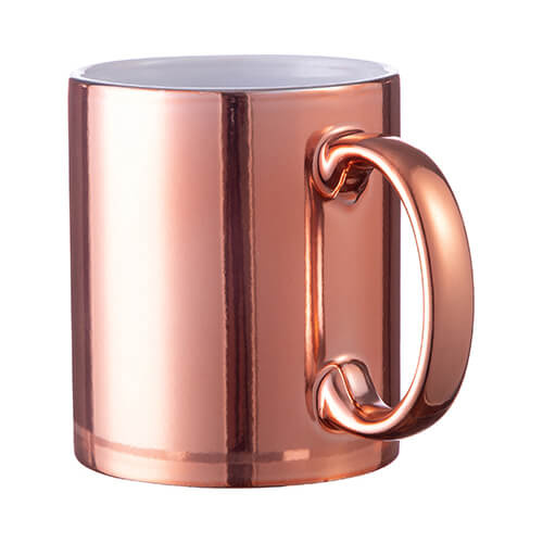 Taza 330 ml chapada para sublimación - Cobre