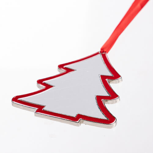 Metalen kerstboomlabel voor sublimatie - Kerstboom