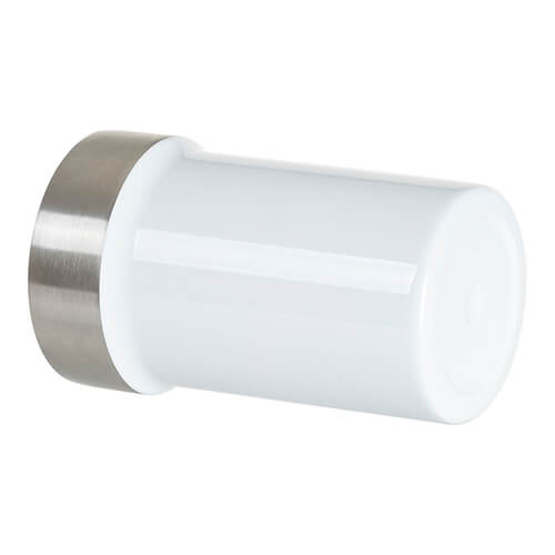 Mug en acier inoxydable 400 ml avec couvercle à rabat pour sublimation - blanc