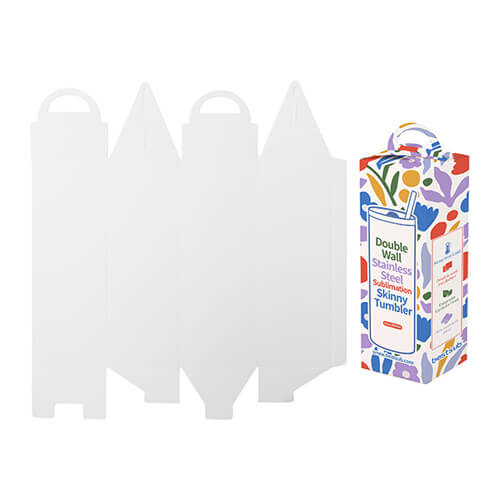 Dekorativ förpackning för sublimering - 7,7 x 7,7 x 25 cm