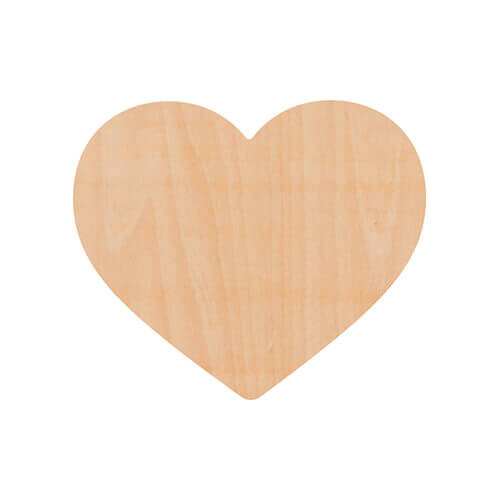 Vineerist kruusaplaat sublimatsiooniks - süda