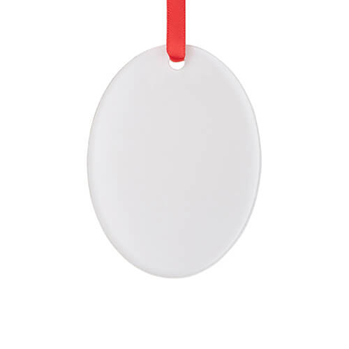 Pendentif acrylique pour sublimation - ovale vertical