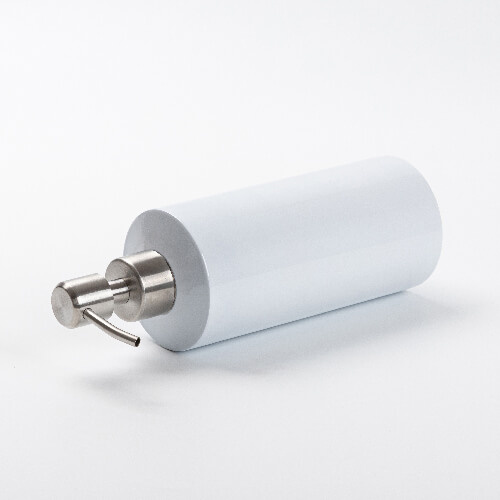 Stainless steel soap dispenser for sublimation - white