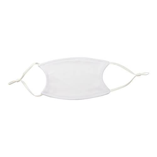 Liela sejas maska ar sublimācijas filtru (baltas gumijas lentes)