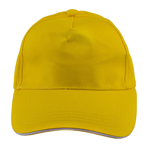 Cotton baseball cap for DTF and thermal transfer - yellow
