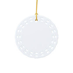 Colgante de plástico para sublimación - rueda con agujeros