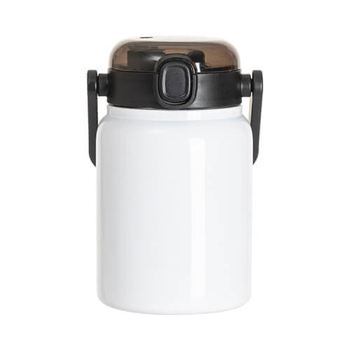 Rozsdamentes acél 750ml-es utazópalack szublimációs fogantyúval - fehér