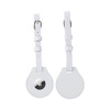 Leather luggage tag / AirTag pouch for sublimation - white