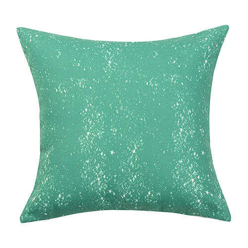 Pellavainen tyynynpäällinen 40 x 40 cm Valkaistu Starry Green sublimaatiota varten