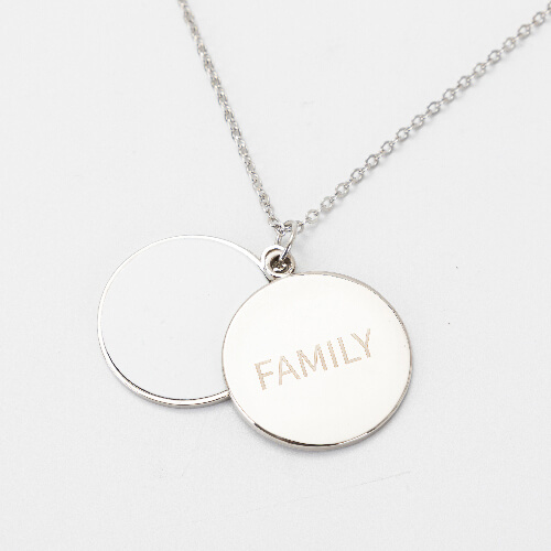 Szublimációs kerek medál - Family