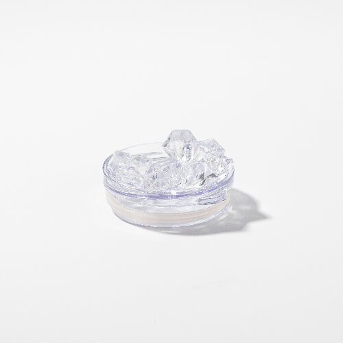 Mok van 600 ml met rietje voor sublimatie - zilver, deksel met kunstijs