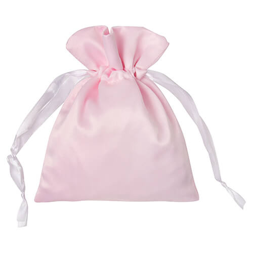 Satin bag 15 x 19 cm for sublimation - pink