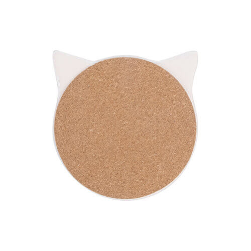 Posavasos de cerámica para sublimación - gato