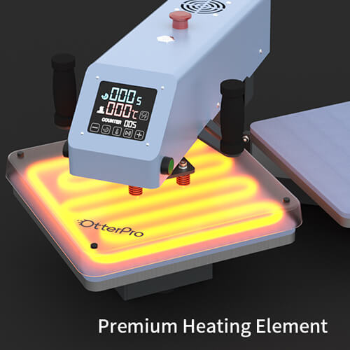 OtterPro Air Press Swing Dual 38 x 38 cm Seychelles Blue lame pressi