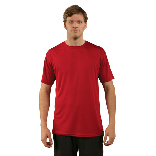 Solar kortærmet t-shirt til sublimering - Mars Red