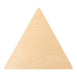 Triangular plywood photo frame for sublimation - 22.8 x 25.4 cm