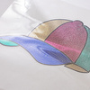 Sheet with cubic zirconia for thermal transfer - hat