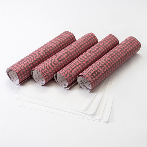 Xmas Plaid 2 siirtoarkki - 30,5 x 30,5 cm - 4 kpl.