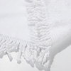 Towel 152 x 76 cm with fringes for sublimation - white