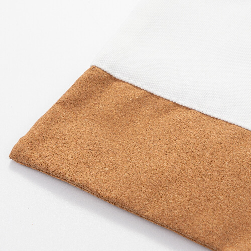 Boodschappentas 32 x 36 cm van canvas en kurk voor sublimatie