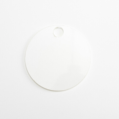 Acrylic name badge for 1200 ml mug for sublimation - circle