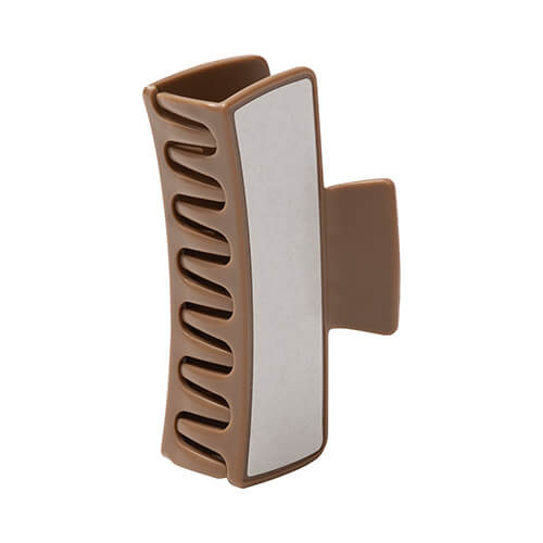 Adult hair clip for sublimation - brown