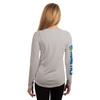Solar-sublimatie-T-shirt met lange mouwen voor dames - parelgrijs