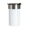 Mug en acier inoxydable 400 ml avec couvercle à rabat pour sublimation - blanc
