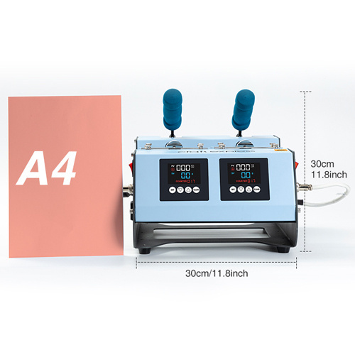 Two-station press for cups and tumblers - model 3 in 1