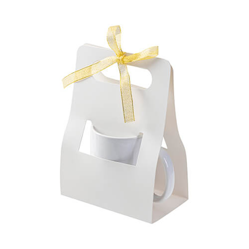 Dekoratív csomagolás egy bögréhez szublimációhoz - 14 x 8,5 x 19,5 cm